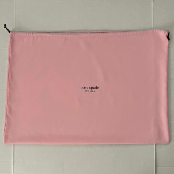 Kate Spade New York Drawstring Dust Bag Pink Large Handbag Protective Storage - Picture 1 of 10